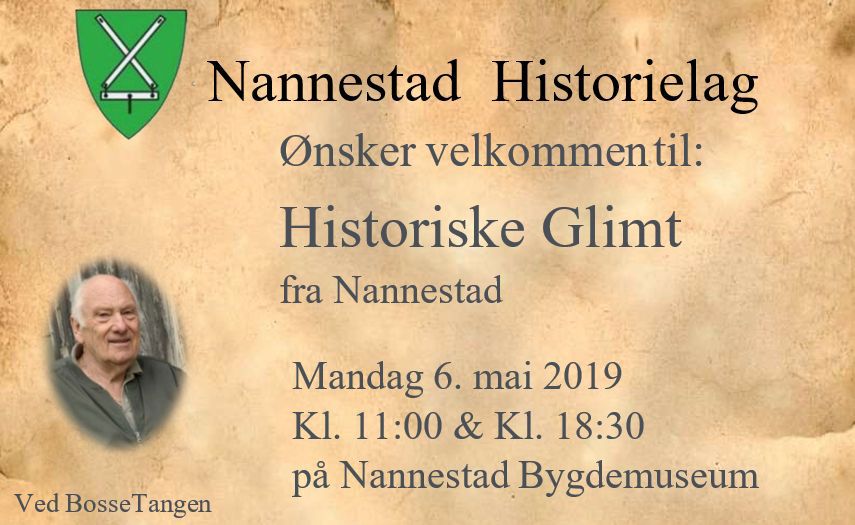Historiske Glimt, Mai 2019