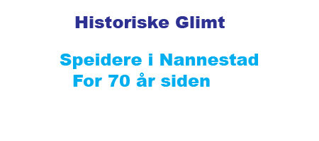 Historiske Glimt - for 70 år siden